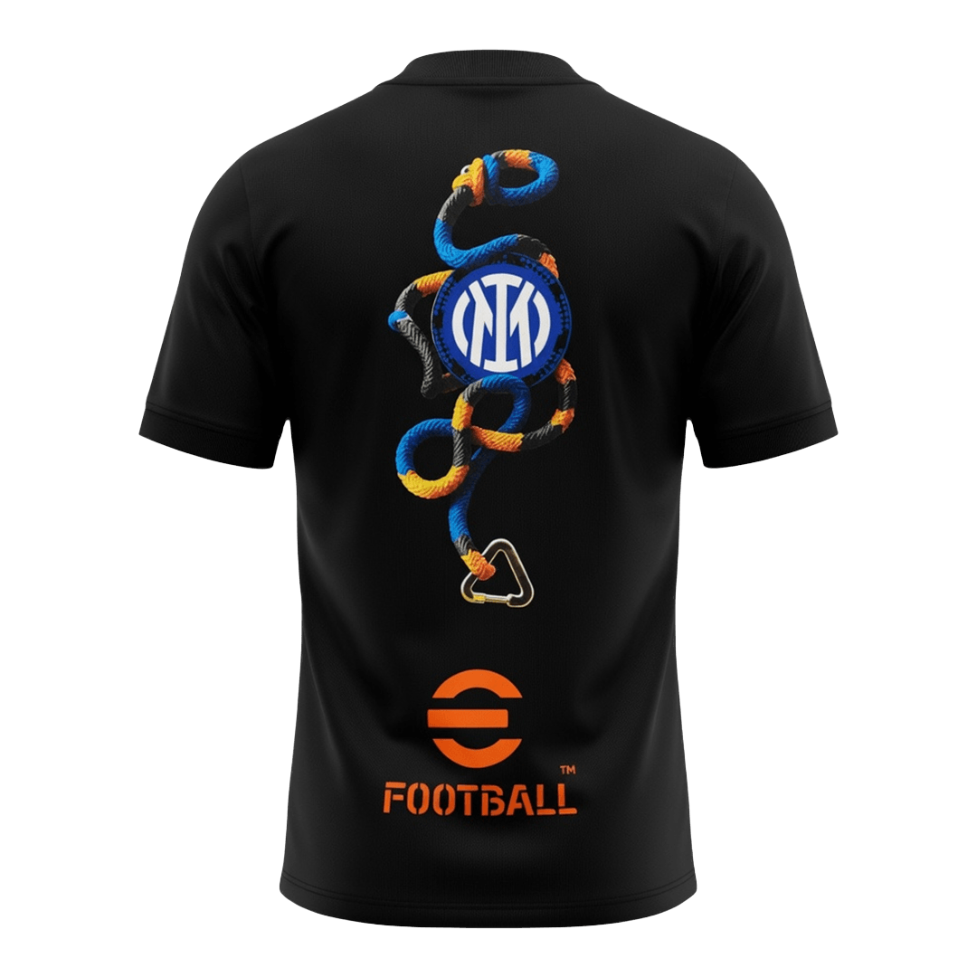 Inter Milan Pre-Match Maillot 2025/26 Noir Grande Taille