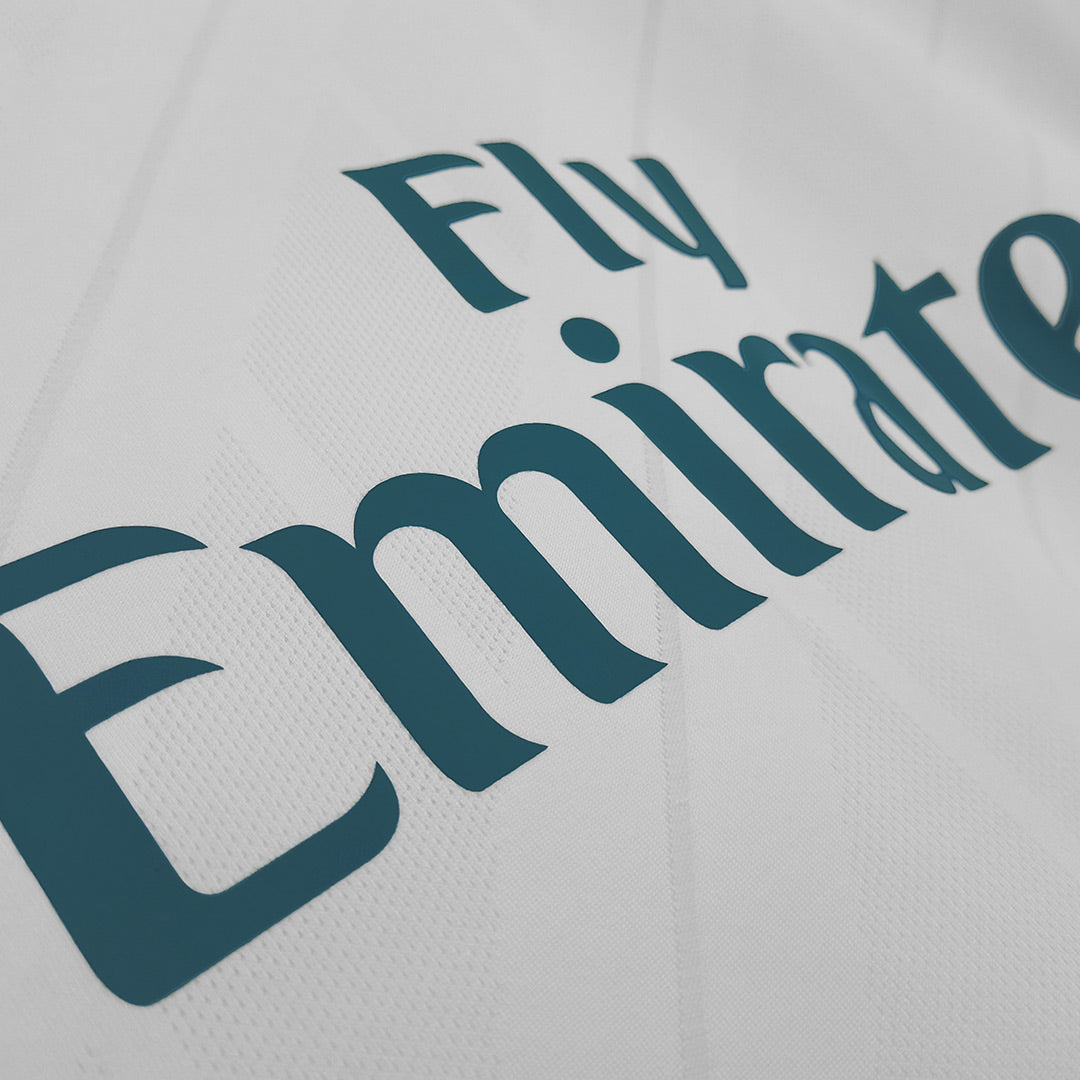 Retro RONALDO #7 Real Madrid Thuisshirt Lange Mouwen 2017/18
