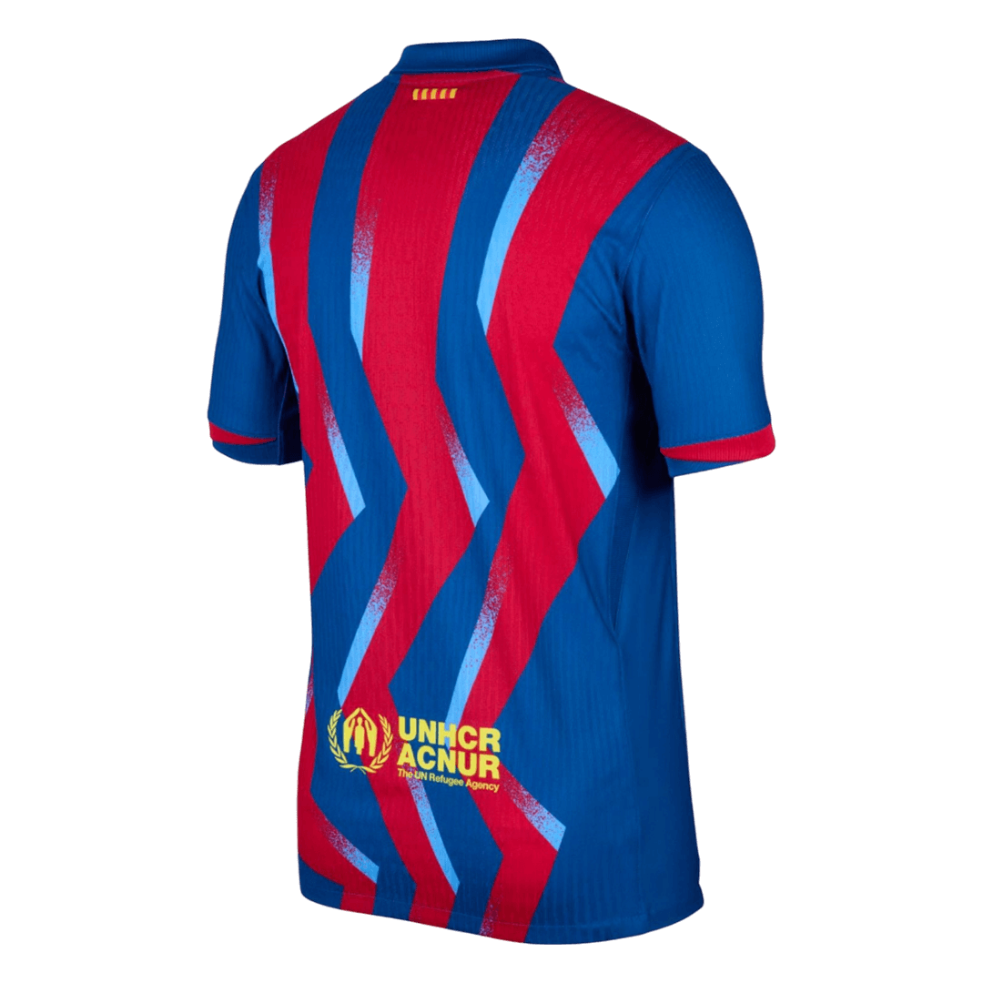 Barcelona Thuisshirt 2025/26 Rood & Blauw Speler