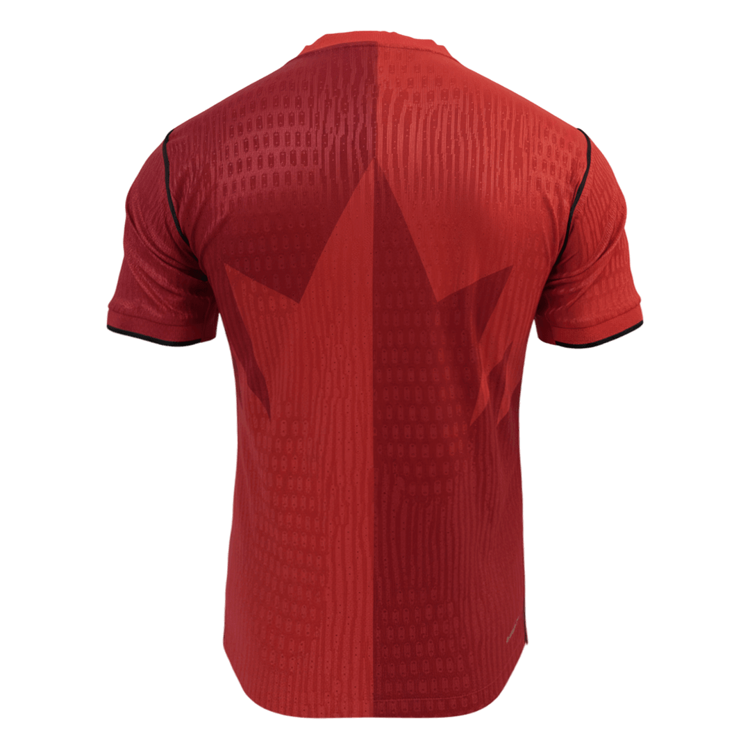 Canada Thuis Shirt Wereldbeker 2026 Rood Speler