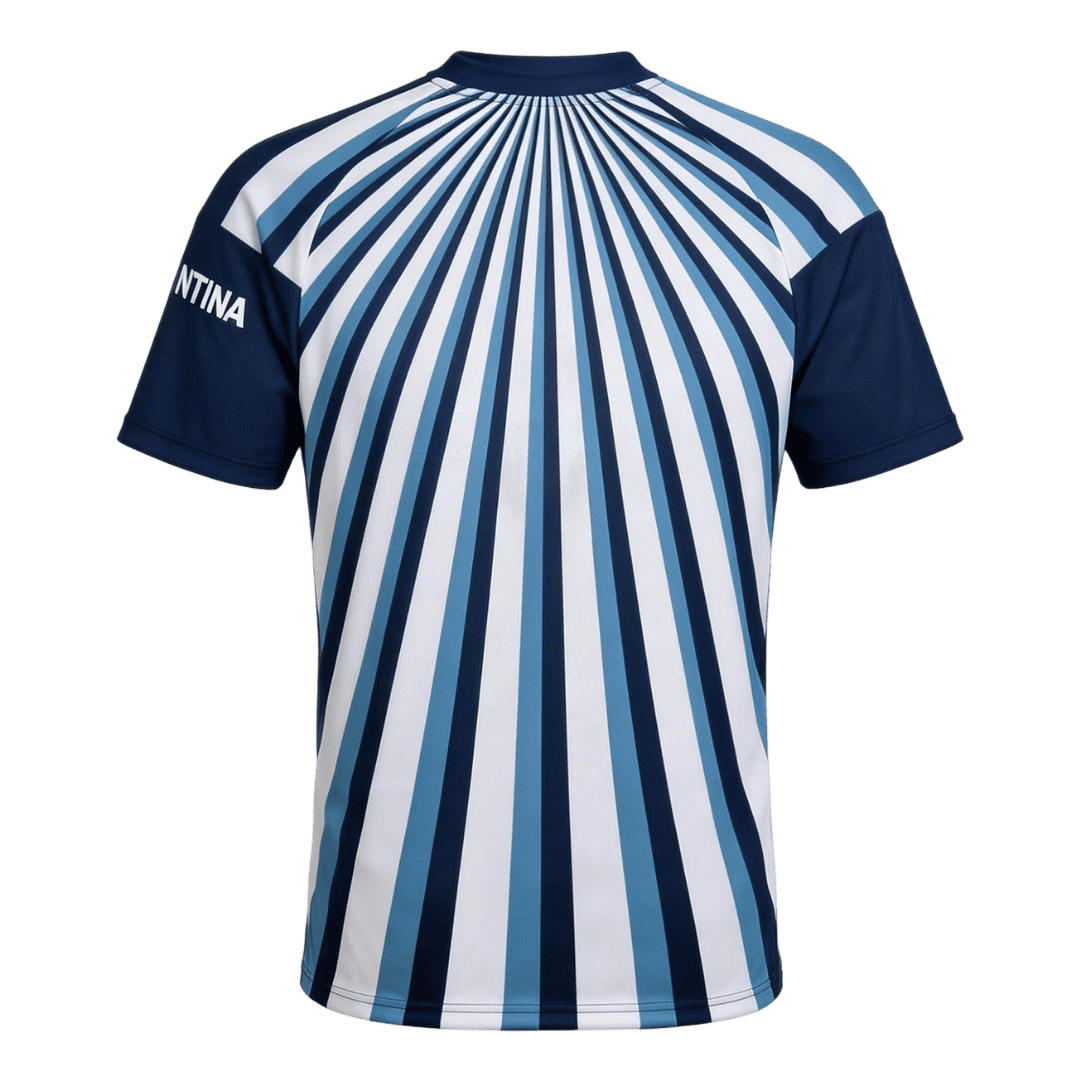 Argentine Pre-Match Maillot - Coupe du Monde 2026 Bleu marine Grande Taille