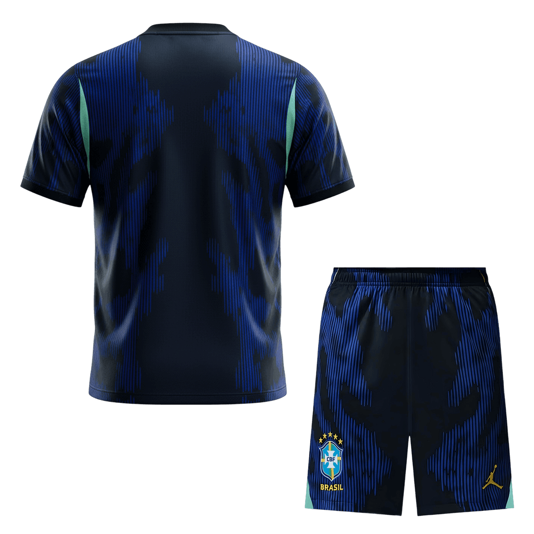 Brazilië Uitshirt Tenue - Wereldkampioenschap 2026 Blauw