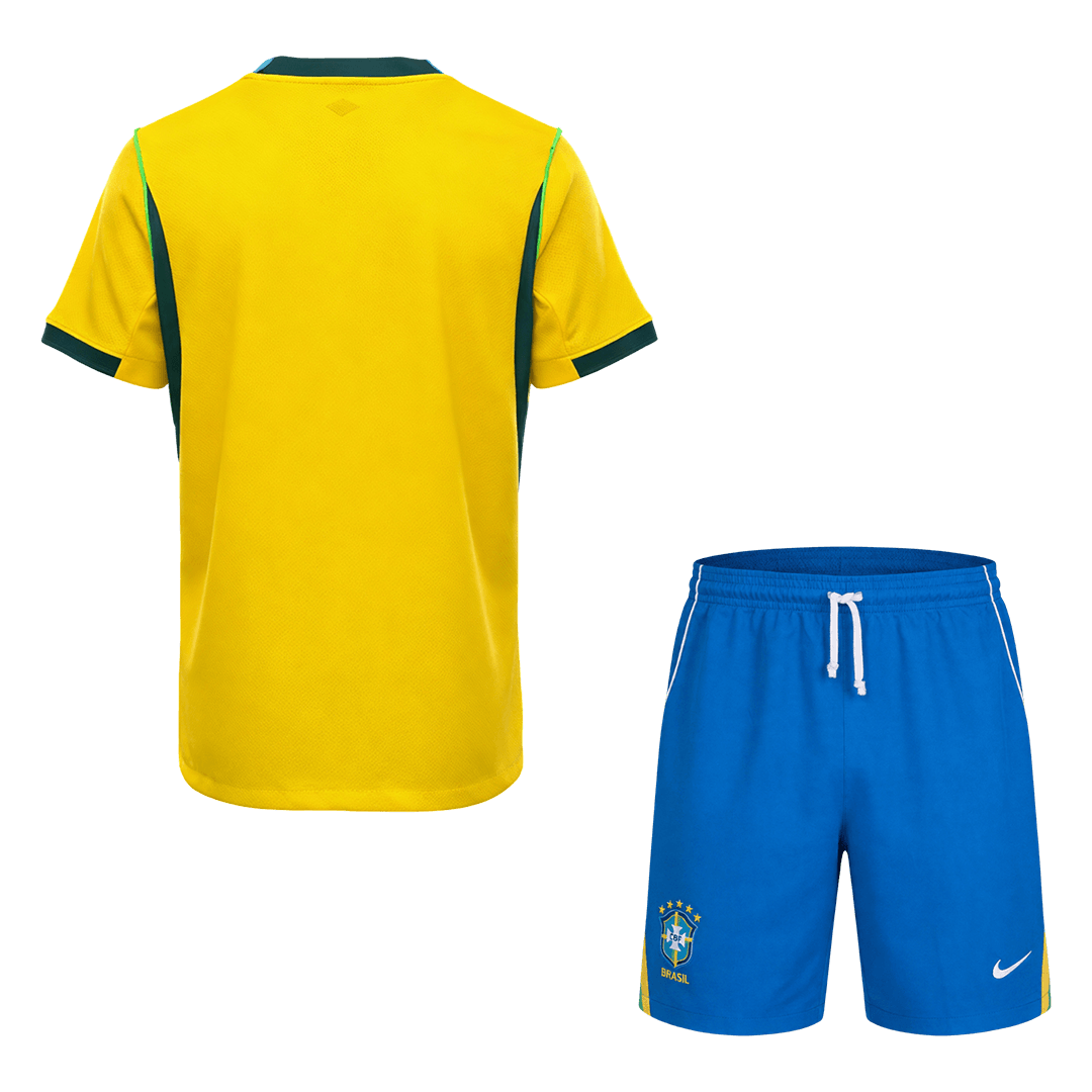 Brésil Domicile Maillot Kit - Coupe du Monde 2026 Jaune