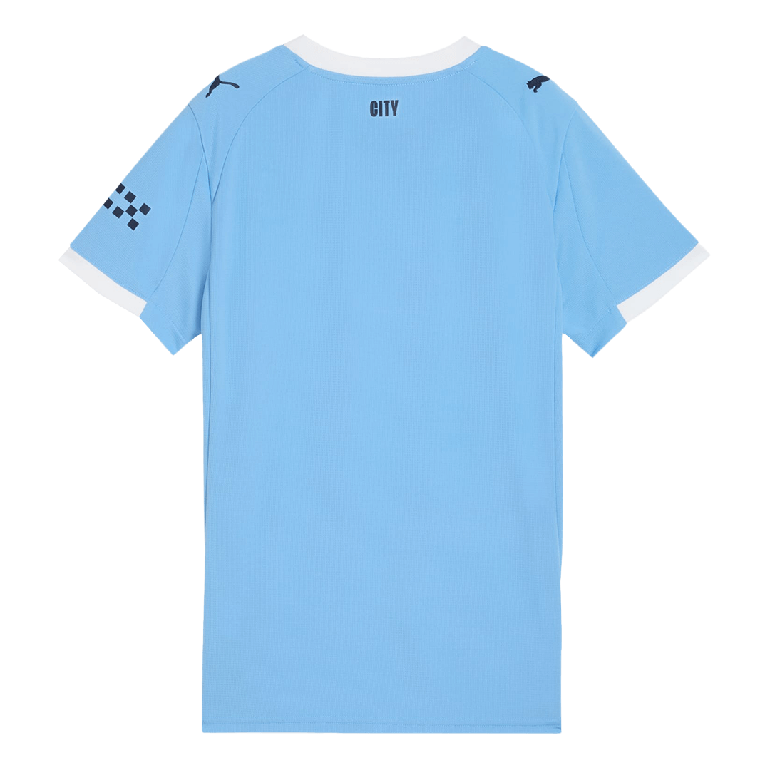 Dames Manchester City Thuisshirt 2025/26 Blauw