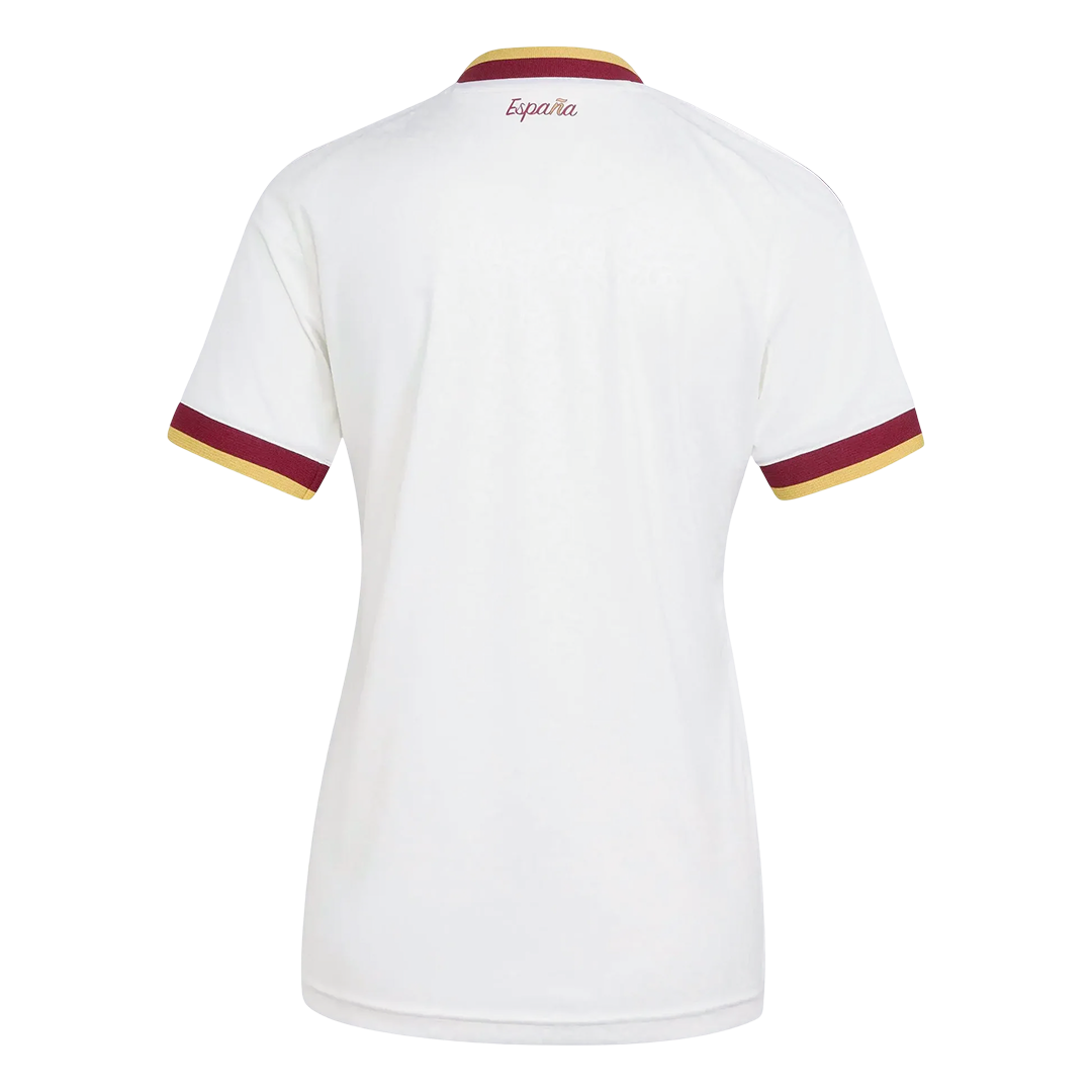 Femme Espagne Extérieur Maillot - Coupe du Monde 2026 Blanc