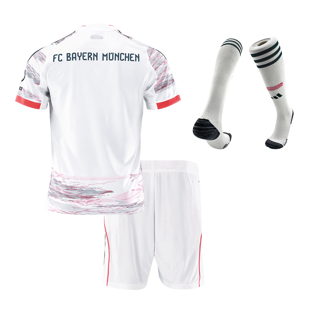 Munich Extérieur Maillot Kit 2025/26 Enfant Blanc