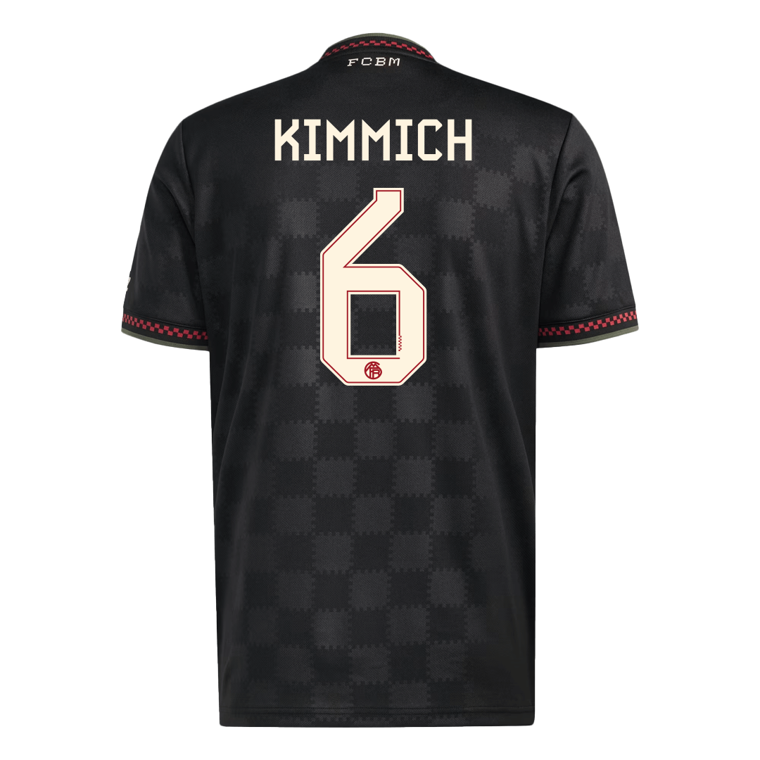KIMMICH #6 Munich Third Maillot 2025/26 Noir