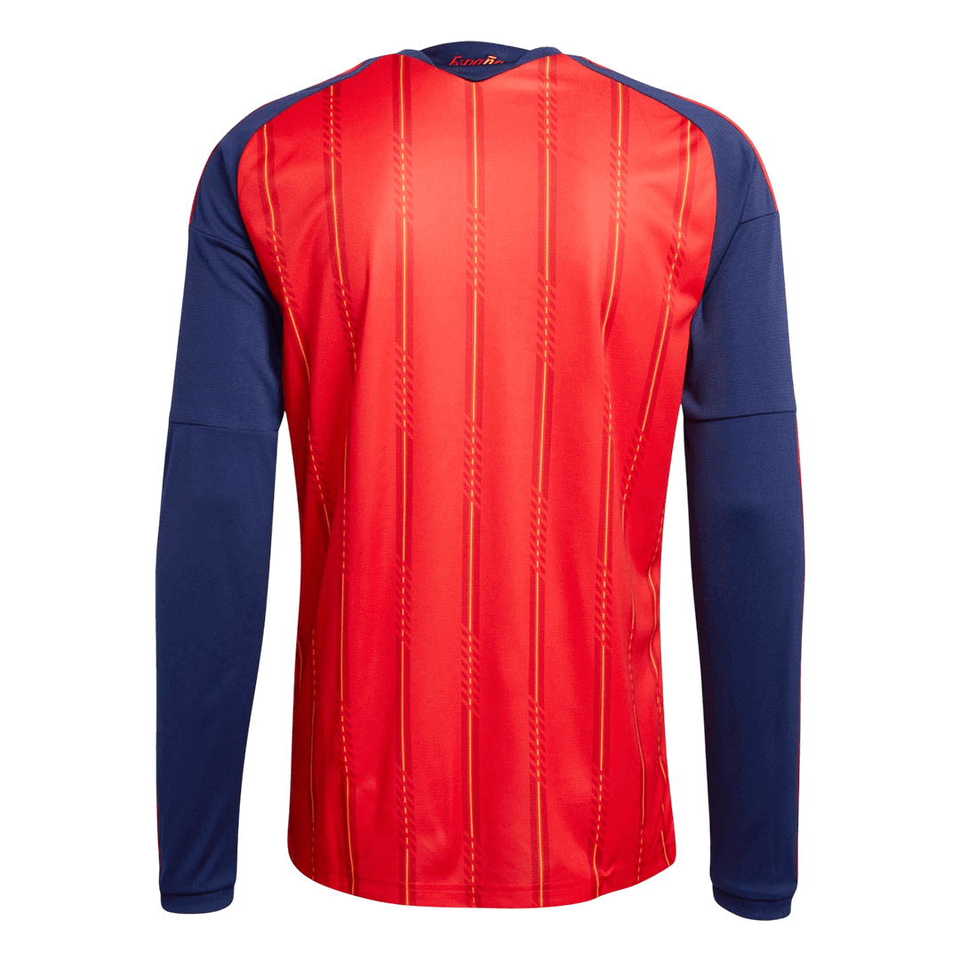Spanje Thuisshirt Lange Mouwen - WK 2026 Rood Grote Maten