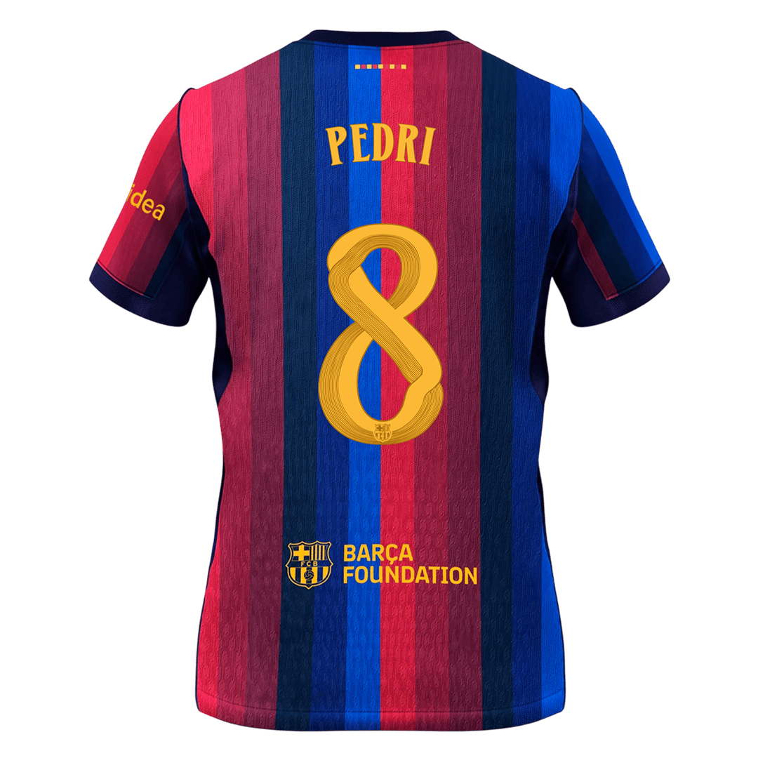 PEDRI #8 Barcelone Domicile Maillot 2026/27 Blue&Garnet