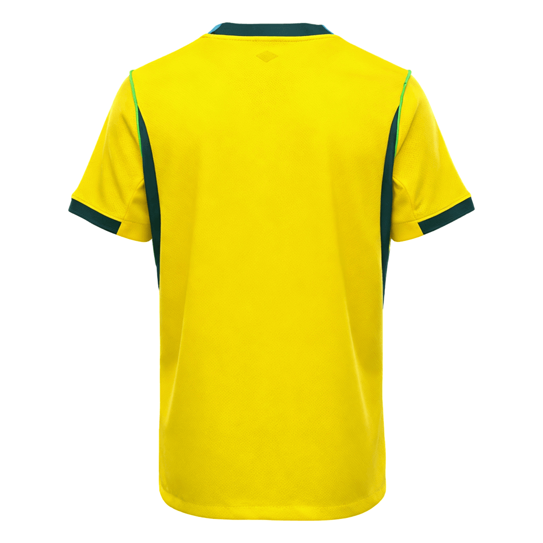 Brésil Domicile Maillot - Coupe du Monde 2026 Jaune Grande Taille