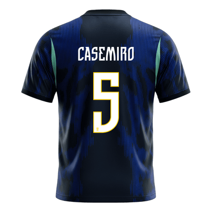 CASEMIRO #5 Brésil Extérieur Maillot - Coupe du Monde 2026 Bleu marine