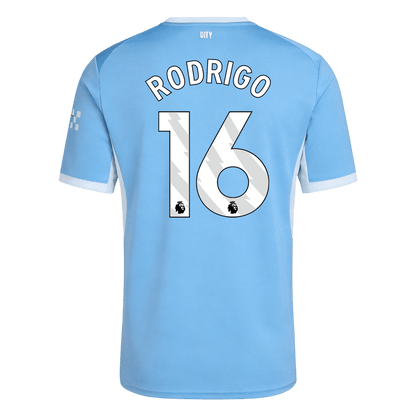 RODRIGO #16 Manchester City Domicile Maillot 2026/27 Bleu