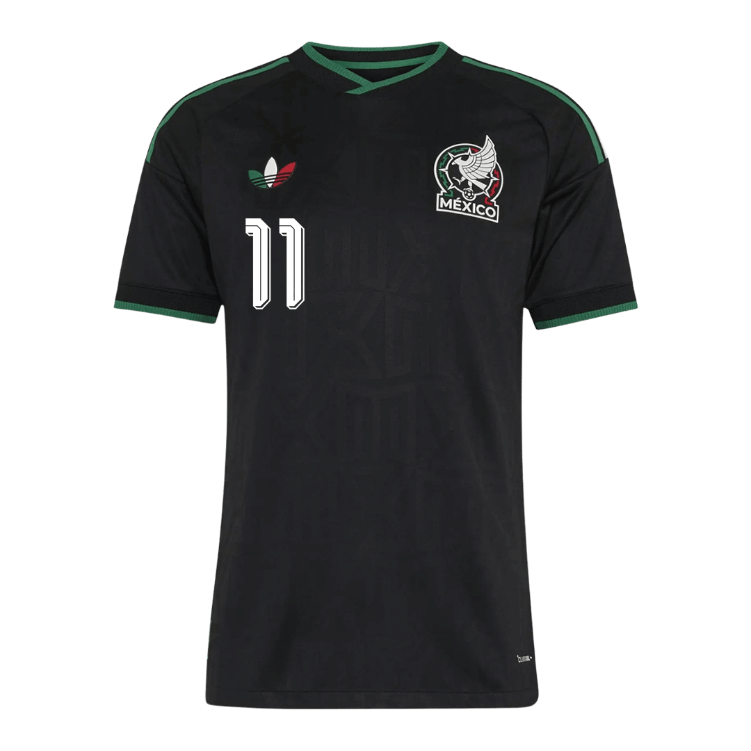 S.GIMENEZ #11 Mexique Third Maillot - Coupe du Monde 2026 Noir Joueur