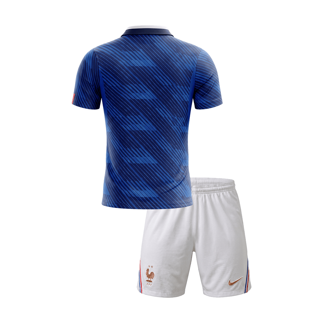 France Domicile Maillot Kit - Coupe du Monde 2026 Enfant Bleu