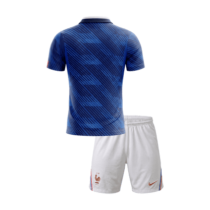 France Domicile Maillot Kit - Coupe du Monde 2026 Enfant Bleu