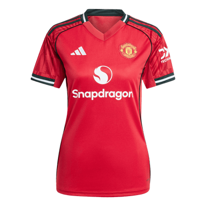 Femme Manchester United Domicile Maillot 2025/26 Rouge