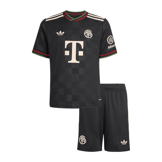 Munich Third Maillot Kit 2025/26 Enfant Noir