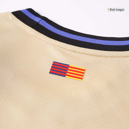 KOUNDE #23 Barcelone Extérieur Maillot 2025/26 Jaune - UCL