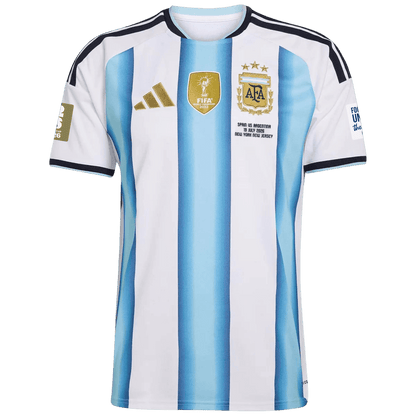 Argentine Domicile Maillot - Coupe du Monde 2026 Blue&White Joueur FIFA World Cup 2026 Final Match Edition (With Patches)