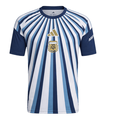 Argentine Pre-Match Maillot - Coupe du Monde 2026 Bleu marine Grande Taille