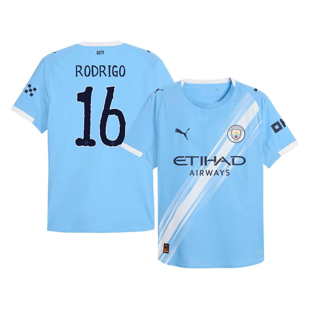 RODRIGO #16 Manchester City Thuisshirt 2025/26 Authentic - Club World Cup