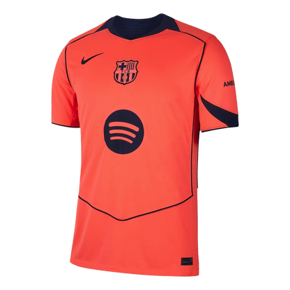 F.DE JONG #21 Barcelone Third Maillot 2025/26 Orange - UCL