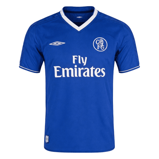 Retro Chelsea Domicile Maillot 2003/05 Bleu
