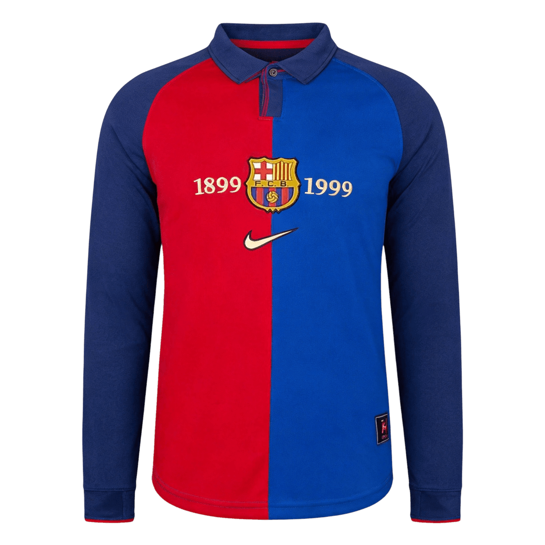 Retro Barcelone Special Maillot Manches Longues 1999/00 Rouge