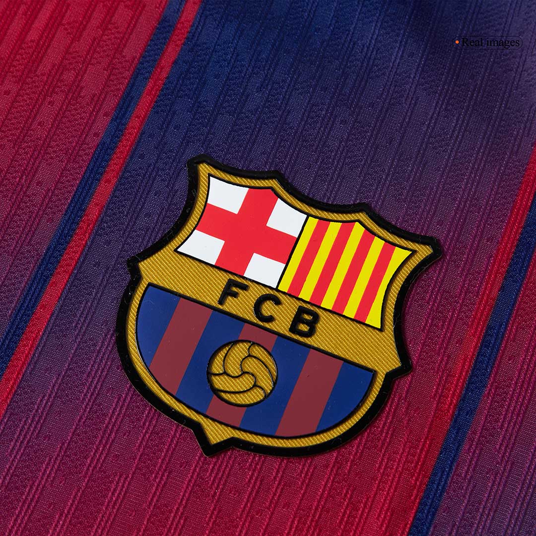 F.DE JONG #21 Barcelone Domicile Maillot 2025/26 Authentique - UCL