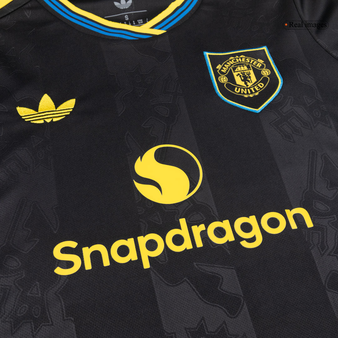 Femme Manchester United Third Maillot 2025/26 Noir