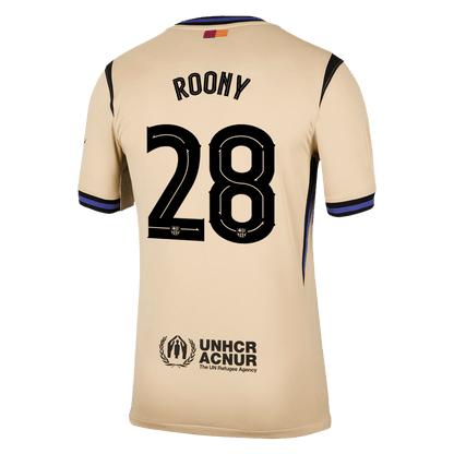 ROONY #28 Barcelona Uit Thuisshirt 2025/26 Geel
