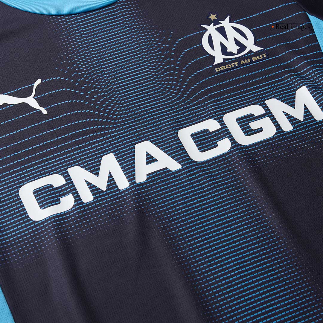 RABIOT #25 Olympique de Marseille Uitshirt 2025/26 Donkerblauw