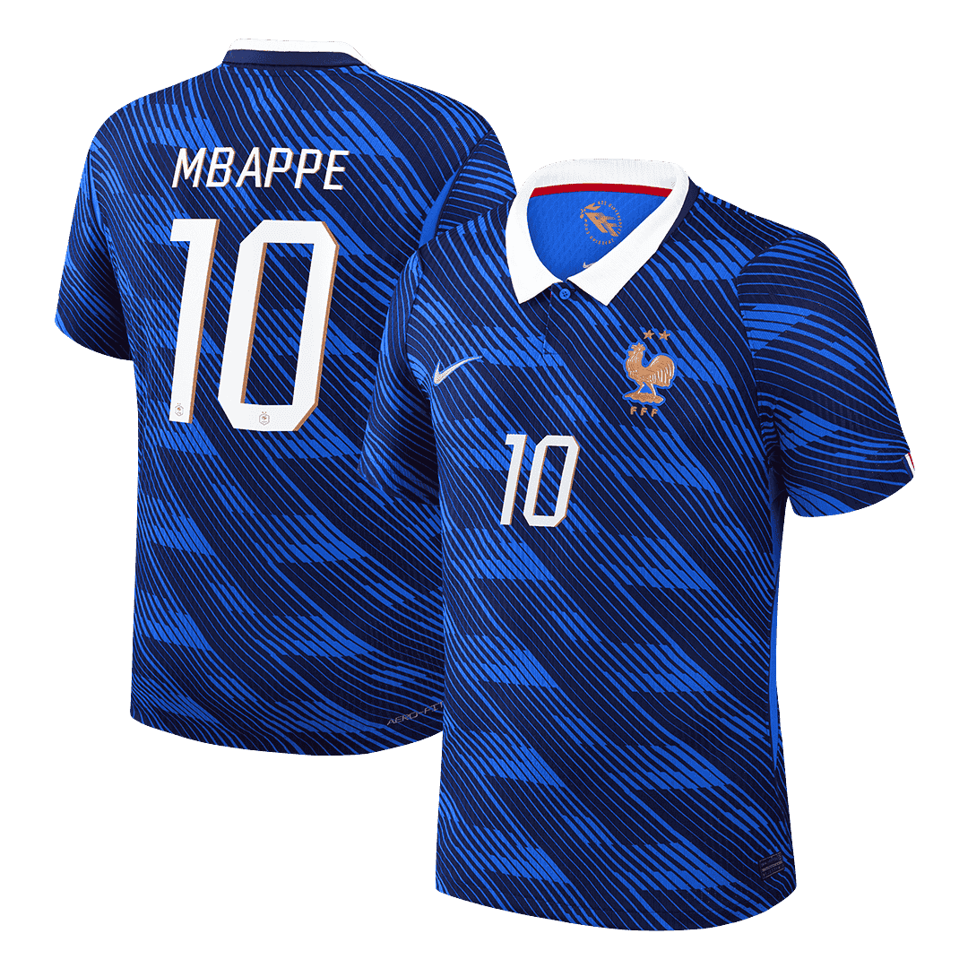 MBAPPE #10 Domicile Maillot - Coupe du Monde 2026 Bleu Joueur