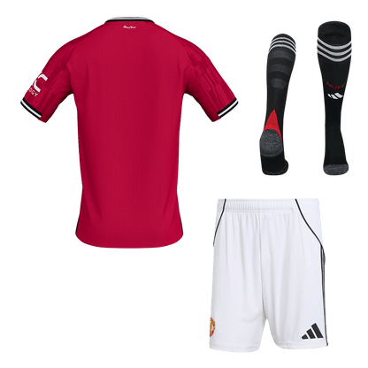Manchester United Domicile Maillot Kit 2025/26 Rouge - Super
