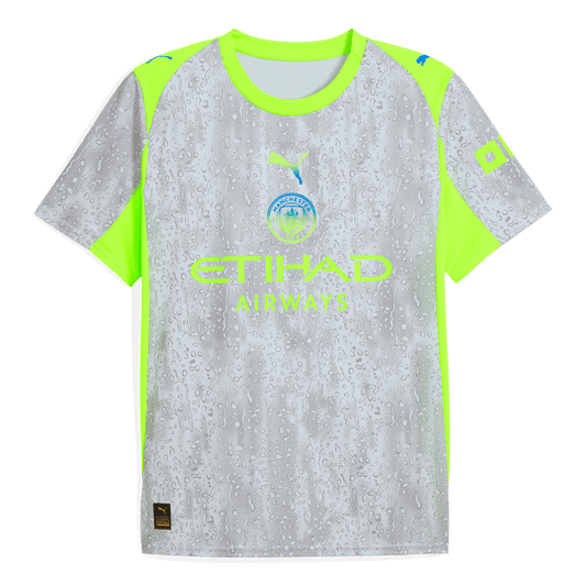 Manchester City Third Maillot 2025/26 Gris
