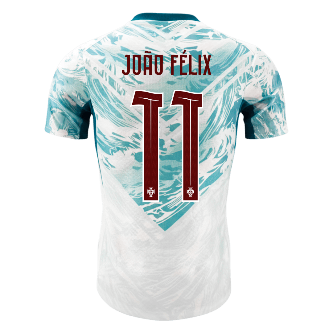 JOÃO FÉLIX #11 Portugal Extérieur Maillot - Coupe du Monde 2026 White&Green Joueur