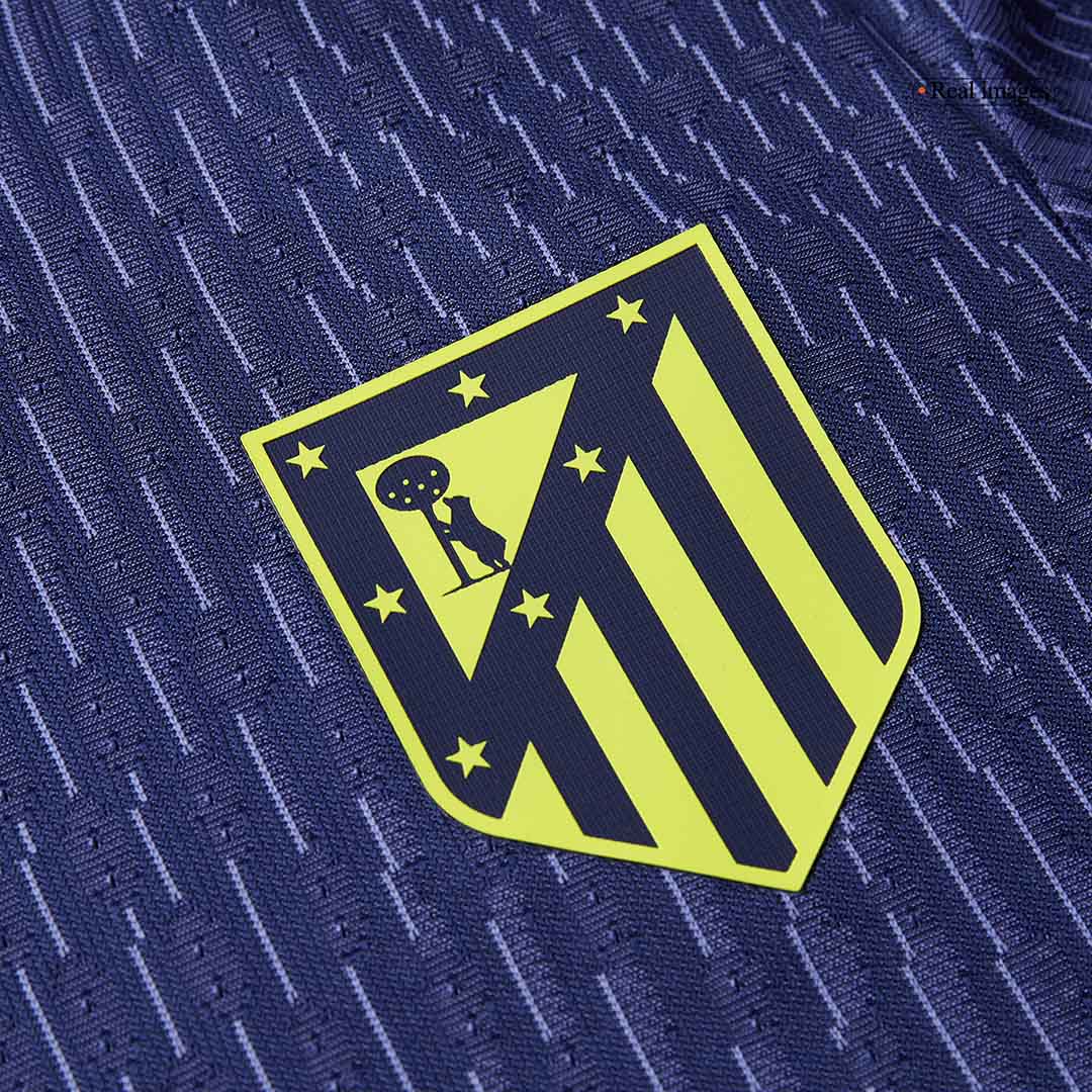 Atlético Uitshirt 2025/26 Marineblauw Authentiek