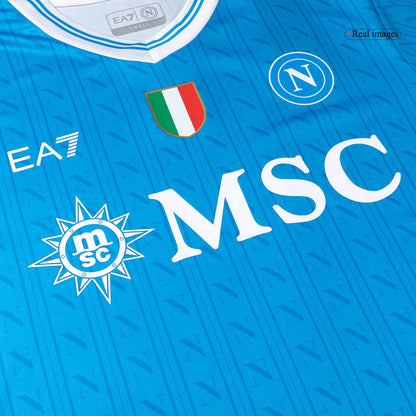LUKAKU #9 Napoli Thuis Shirt 2025/26 Blauw