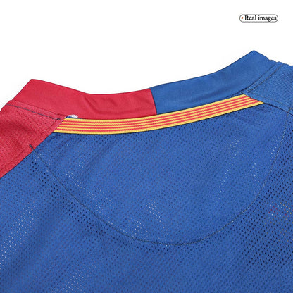 Retro MESSI #30 Barcelone Domicile Maillot Manches Longues 2008/09 - UCL Final