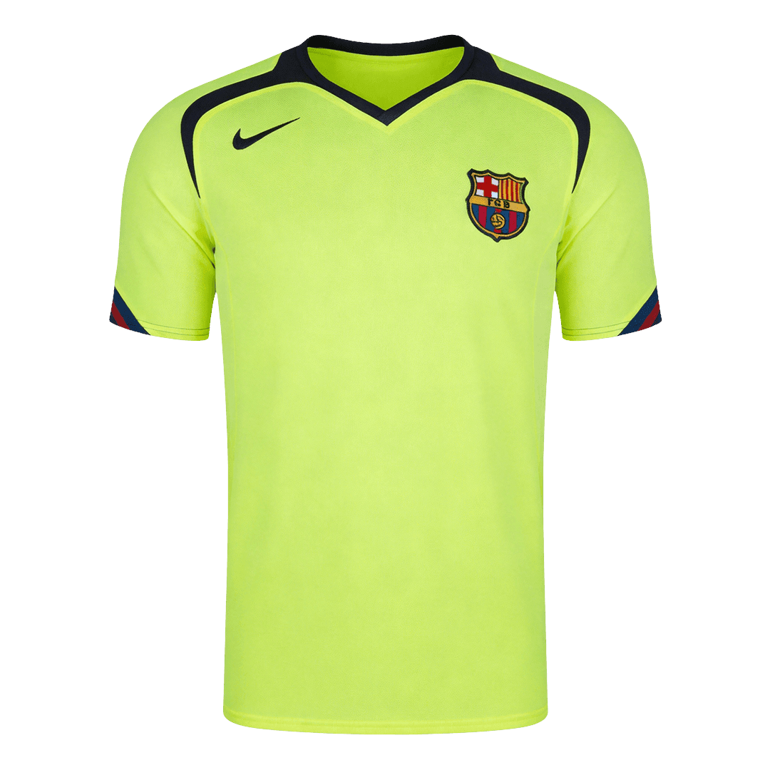 Retro Barcelone Extérieur Maillot 2005/06 Neon Green