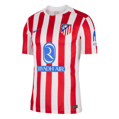GRIEZMANN #7 Atlético Thuisshirt 2025/26 Rood-Wit