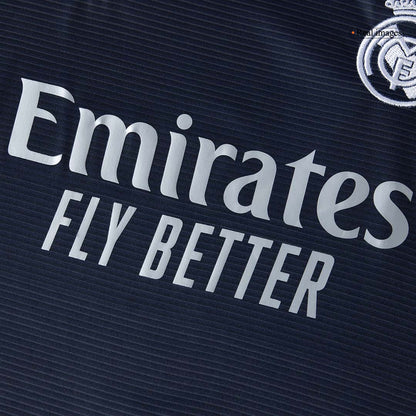 Real Madrid Uit Thuisshirt Kit 2025/26 Kind Marineblauw