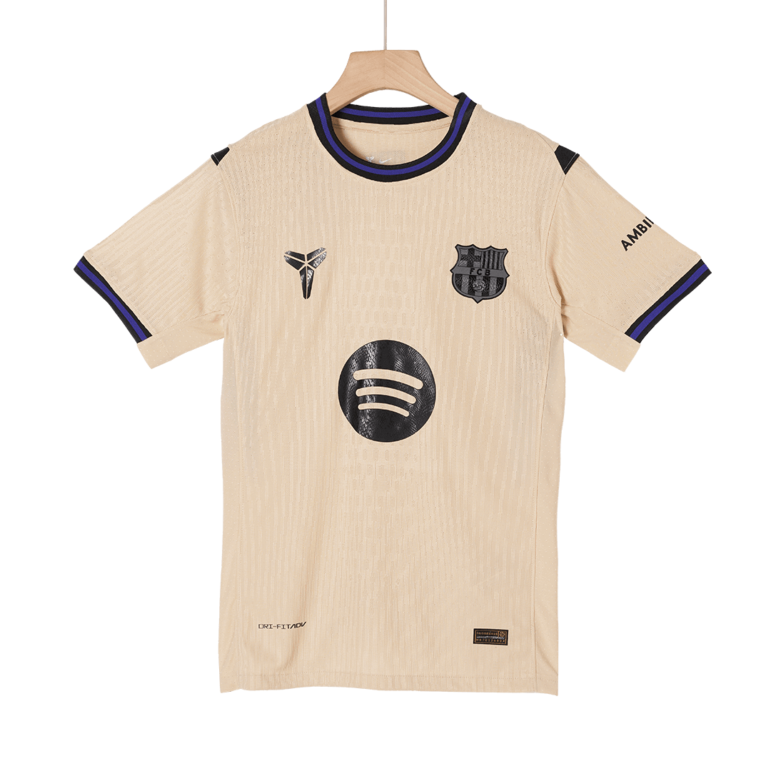 ROONY #28 Barcelone Extérieur Maillot 2025/26 Jaune Joueur - UCL