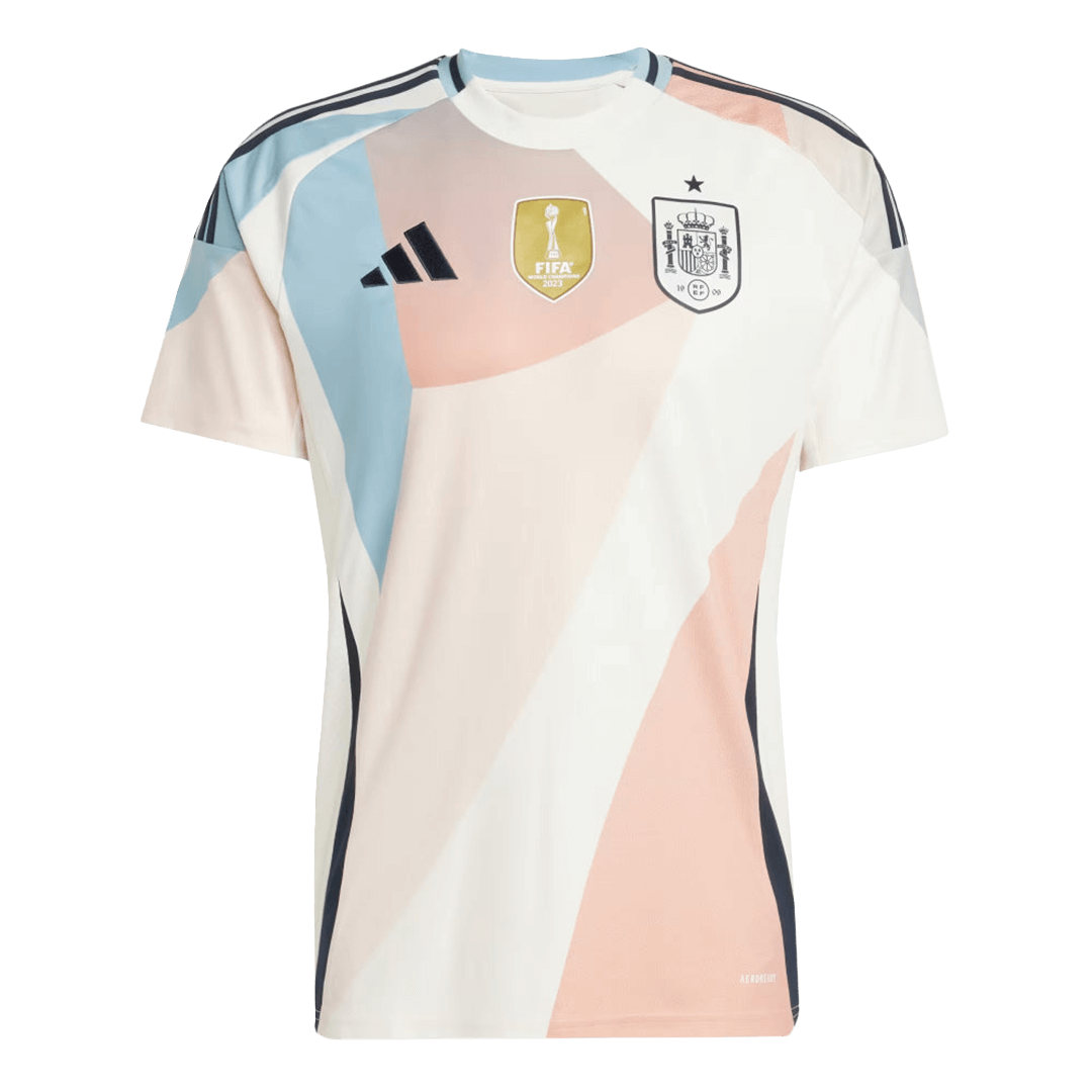 Spanje Voetbalshirt Uit Thuisshirt 2025 - Vrouwen Euro Grote Maat