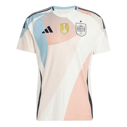 Spanje Voetbalshirt Uit Thuisshirt 2025 - Vrouwen Euro Grote Maat