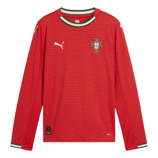 Portugal Domicile Maillot Manches Longues 2025 Grande Taille