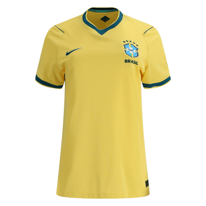 Femme Brésil Domicile Maillot - Coupe du Monde 2026 Jaune