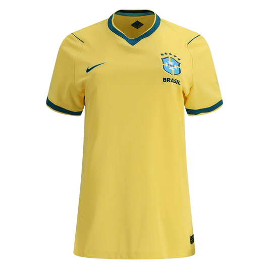 Femme Brésil Domicile Maillot - Coupe du Monde 2026 Jaune