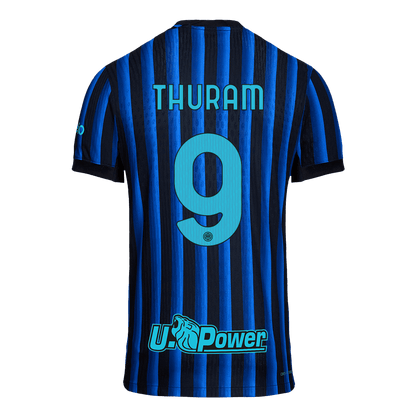 THURAM #9 Inter Milan Domicile Maillot 2025/26 Blue&Black Authentique