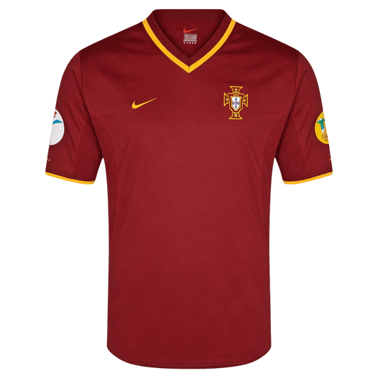 Retro Portugal Domicile Maillot 2000 Rouge